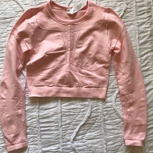Pink crop top